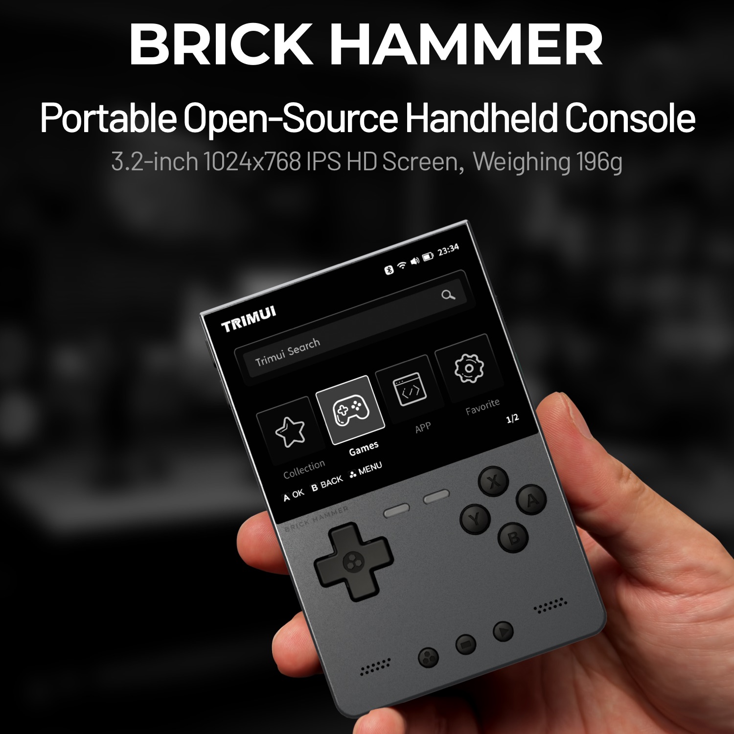 Gaming Console For Phone - TRIMUI BRICK HAMMER Ретро портативная игровая